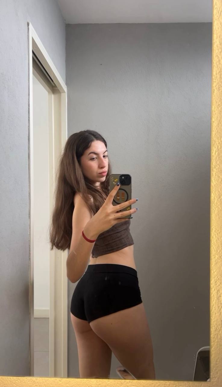 Amber in her underwear in Juba