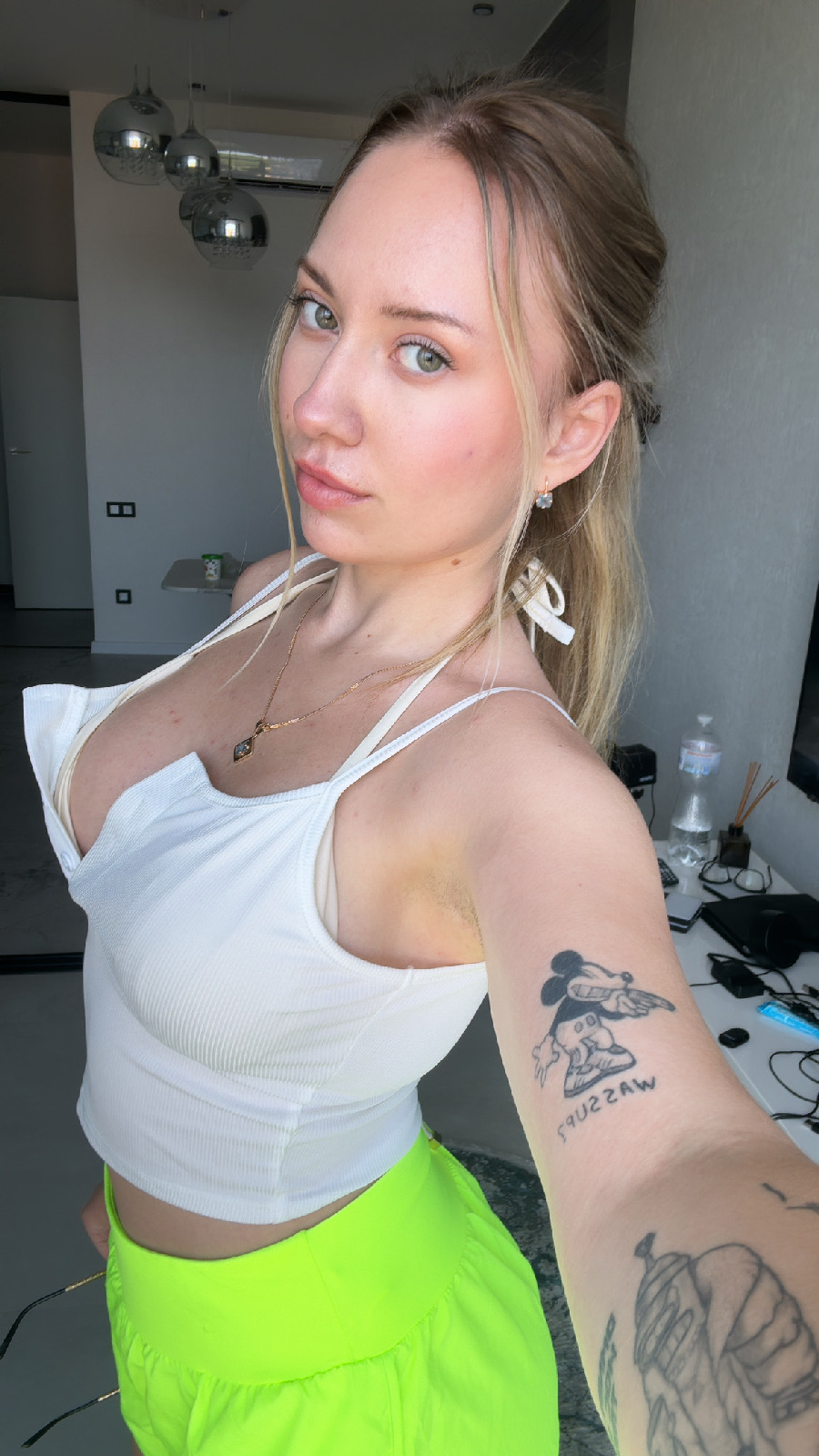 KateV in her underwear in Juba